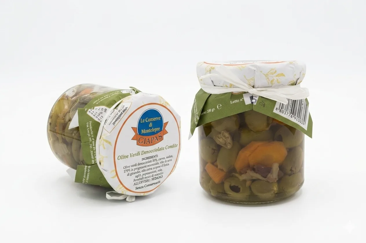 Olive verdi denocciolate